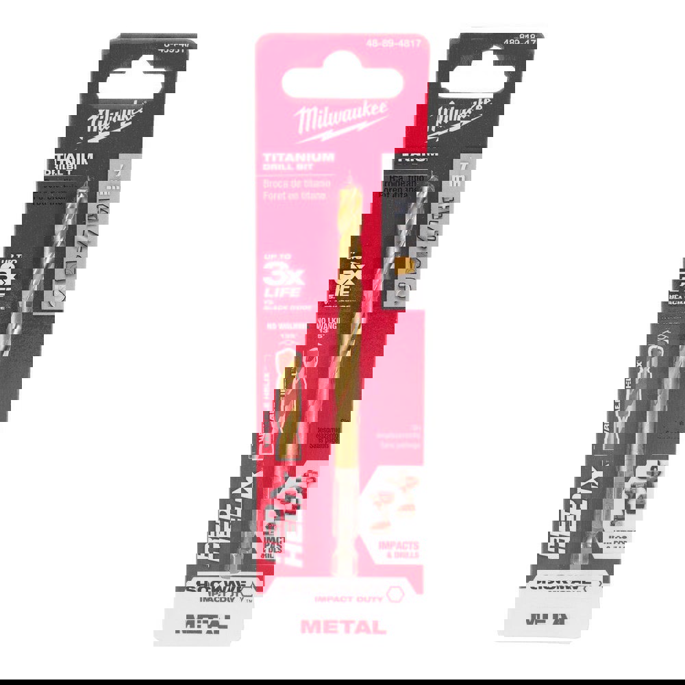 Jobber Drill: 7.00 mm Dia, 135 deg Point, High Speed Steel